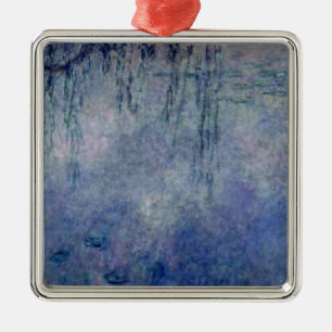 Adorno Metálico Claude Monet el Waterlilies: Sauces que lloran