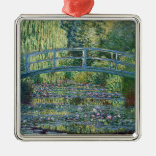 Adorno Metálico Claude Monet - Estanque de nenúfares, Armonía Verd