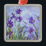 Adorno Metálico Claude Monet - Lilac Irises / Iris Mauves<br><div class="desc">Lilac Irises / Iris Mauves - Claude Monet,  1914-1917</div>