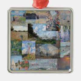 Adorno Metálico Claude Monet - Patchwork