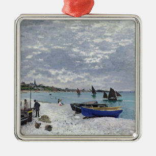 Adorno Metálico Claude Monet   Playa de Sainte-Adresse