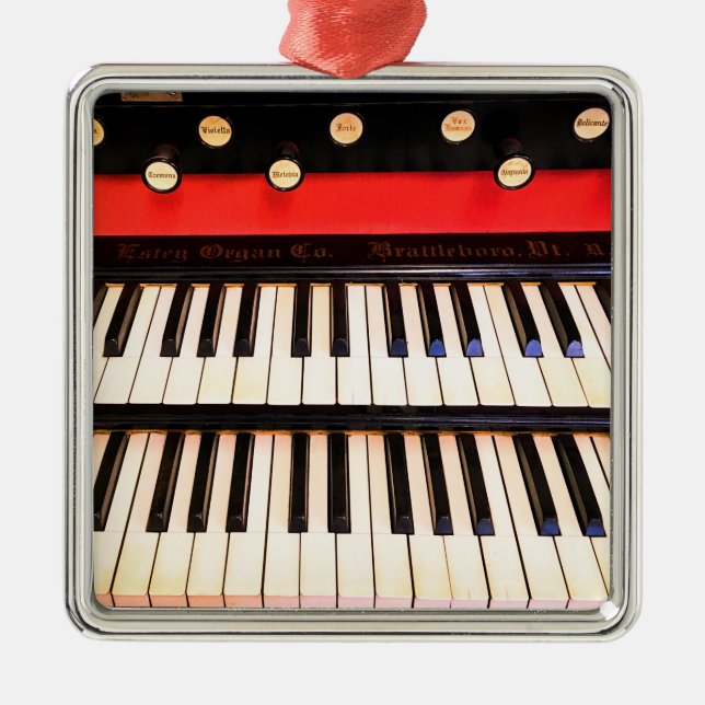 Adorno Metálico Claves de órganos antiguos (Frente)