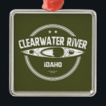 Adorno Metálico Clearwater River Idaho Kayaking<br><div class="desc">En el río de desembocadura de la horca central de Idaho se encuentran los ríos Lochsa y Selway y parte de la ruta de exploración de Lewis y Clark a lo largo del río Lochsa.</div>