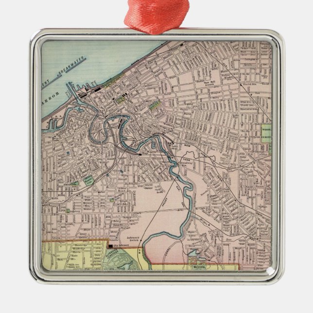 Adorno Metálico Cleveland, Ohio (Frente)