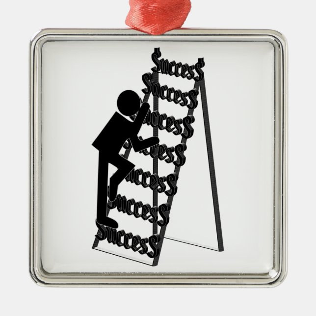 Adorno Metálico Climbing the Ladder of Success (Frente)