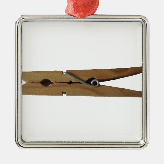 Adorno Metálico Clothespin (Frente)