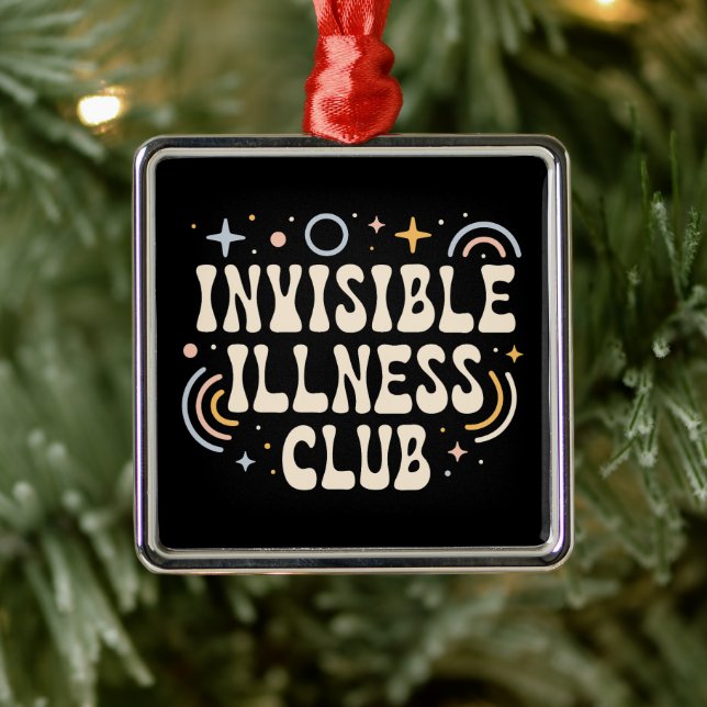 Adorno Metálico Club de Enfermedades Invisibles (Árbol)