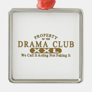 Adorno Metálico Club del drama