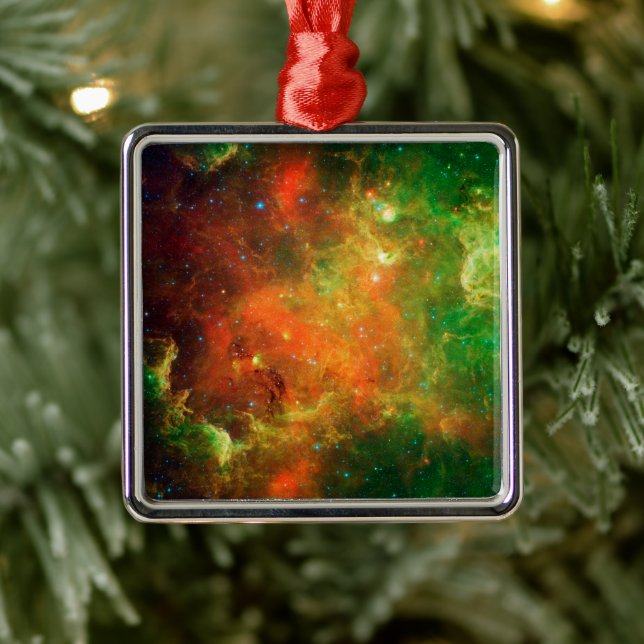 Adorno Metálico Clusters De Estrellas En La Nebulosa Norteamerican (Árbol)