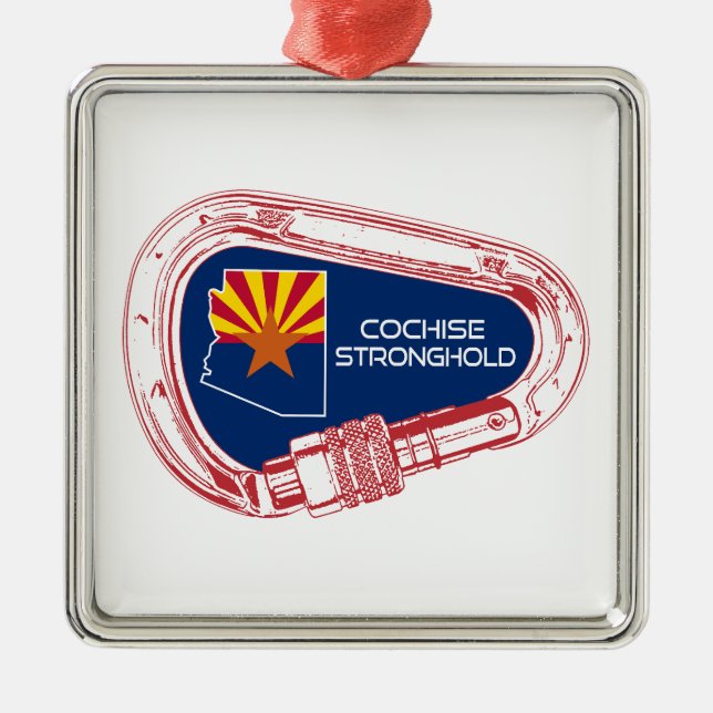 Adorno Metálico Cochise Stronghold Arizona Climbing Carabiner (Frente)