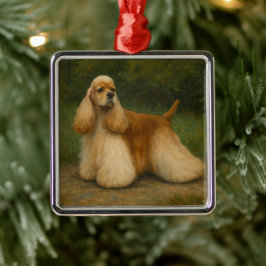 Adorno Metálico Cocker Spaniel