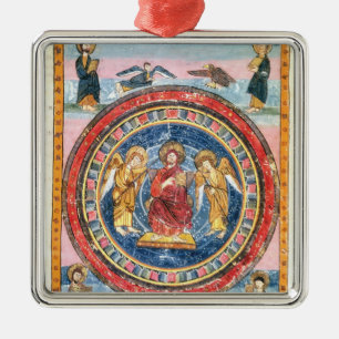 Adorno Metálico Códice Amiatinus Cristo en majestad