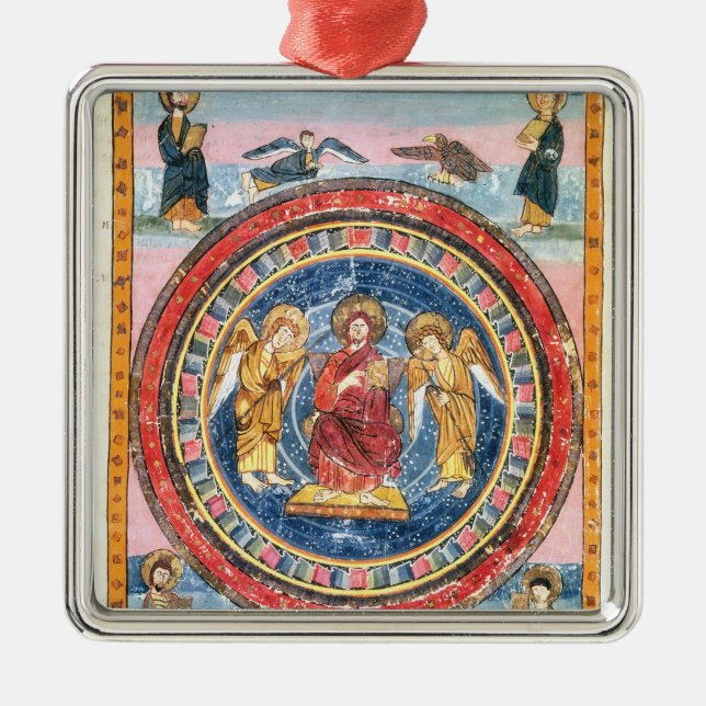 Adorno Metálico Códice Amiatinus Cristo en majestad (Frente)