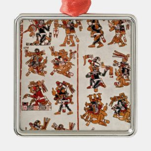 Adorno Metálico Códice mexicano