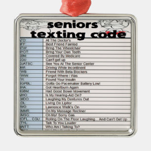Adorno Metálico Código mayor de Texting