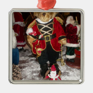 Adorno Metálico Colección de Navidades Nutcracker Teddy Bear