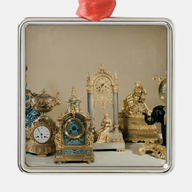 Adorno Metálico Colección de Pendules de París (Frente)