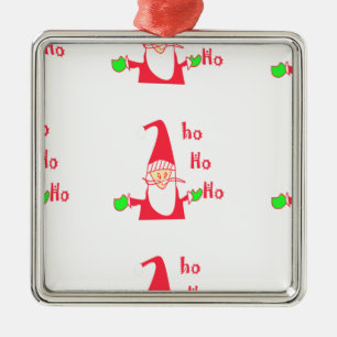 Adorno Metálico Colección de Personalizados divertidos Mouse Santa