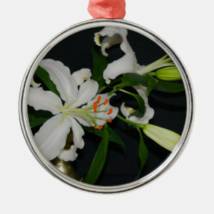 Adorno Metálico Colección irlandesa de Brass y Flores