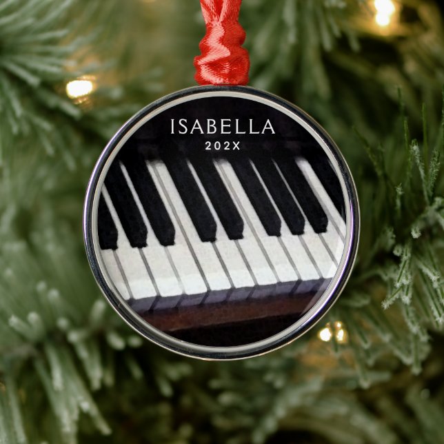 Adorno Metálico Colección personalizada de piano (Árbol)