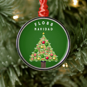 Adorno Metálico Coleccionable de Navidad de Dentista