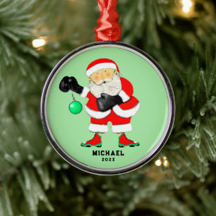 Adorno Metálico Colectivo de Navidades de boxeo