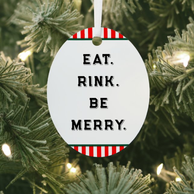 Adorno Metálico Colectivo de Navidades de hockey (in situ)