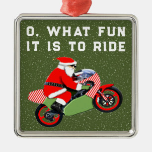 Adorno Metálico Colectivo de Navidades de motocicletas