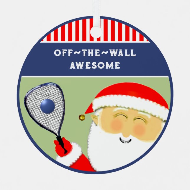 Adorno Metálico Colectivo de Navidades de squash (Anverso)