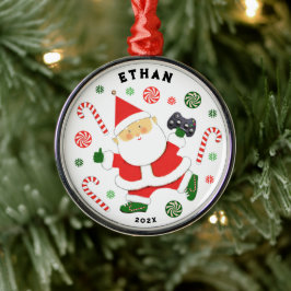 Adorno Metálico Colectivo de Navidades de videojuegos 2024