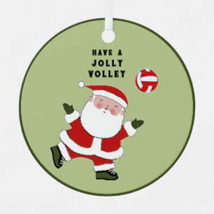 Adorno Metálico Colectivo de Navidades de voleibol