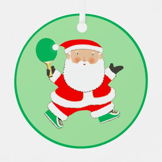 Adorno Metálico Colectivo de Ping Pong Personalizado (Anverso)