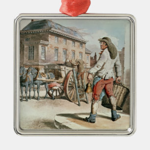 Adorno Metálico Colector de basura