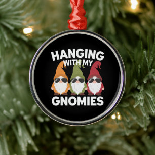 Adorno Metálico Colgando Con Mis Gnomos Gnomo De Jardín Divertido