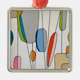 Adorno Metálico Colgando por un símbolo de hilo