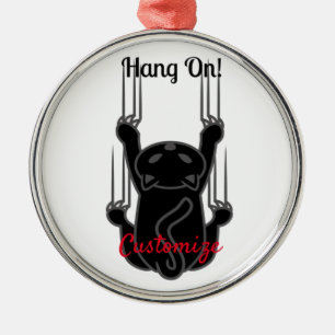 Adorno Metálico Colgar en gato negro Thunder_Cove