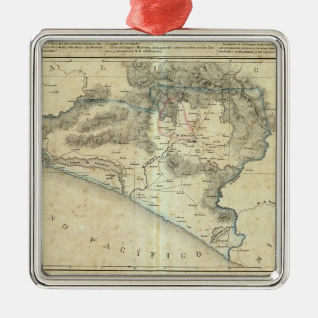 Adorno Metálico Colima, México (Frente)