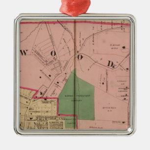 Adorno Metálico Colinas Walnut, Ohio