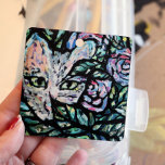Adorno Metálico Collage Gato Gris Arte Gatitos Gatos Gatos Collage<br><div class="desc">Collage Gato Gris Arte Gatito Gatos Gatos Collages rosas rosas de naturaleza</div>