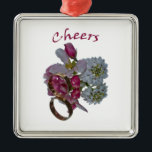 Adorno Metálico Collar de Cheers<br><div class="desc">Collar de plata Cheers</div>