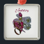 Adorno Metálico Collar de Cheers<br><div class="desc">Collar de plata Cheers</div>