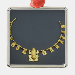 Adorno Metálico Collar de Quimbaya con las ranas, de Colombia