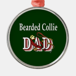 Adorno Metálico Collie Dad