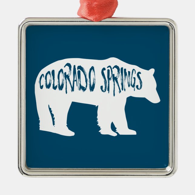 Adorno Metálico Colorado Springs Bear (Frente)