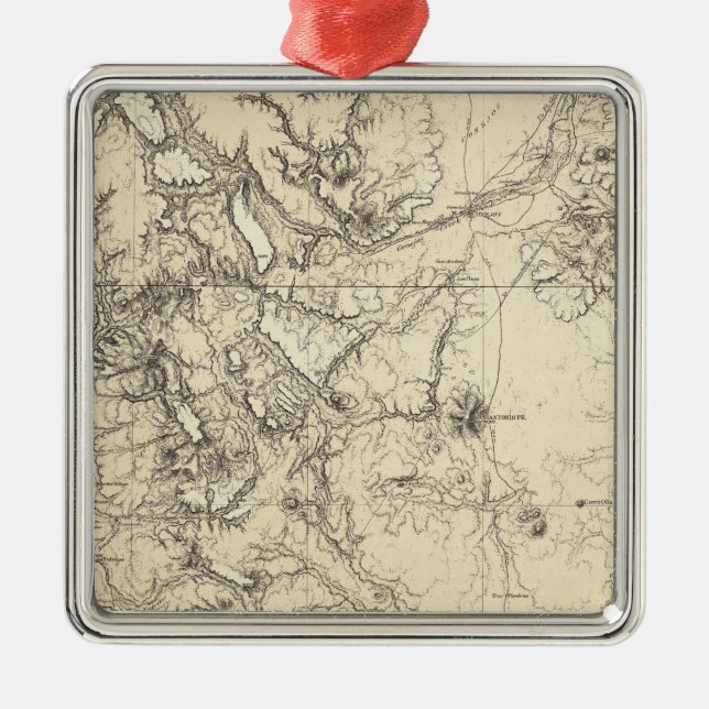 Adorno Metálico Colorado y New México (Frente)