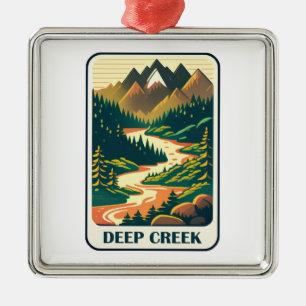 Adorno Metálico Colores de Deep Creek Idaho
