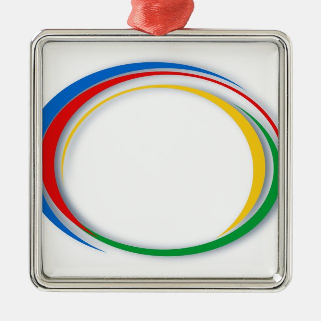 Adorno Metálico Colores de Google (Frente)