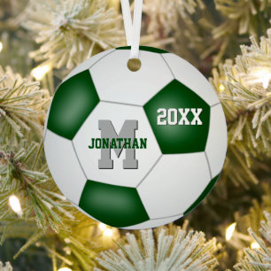 Adorno Metálico colores verdes de la escuela blanca para los niños