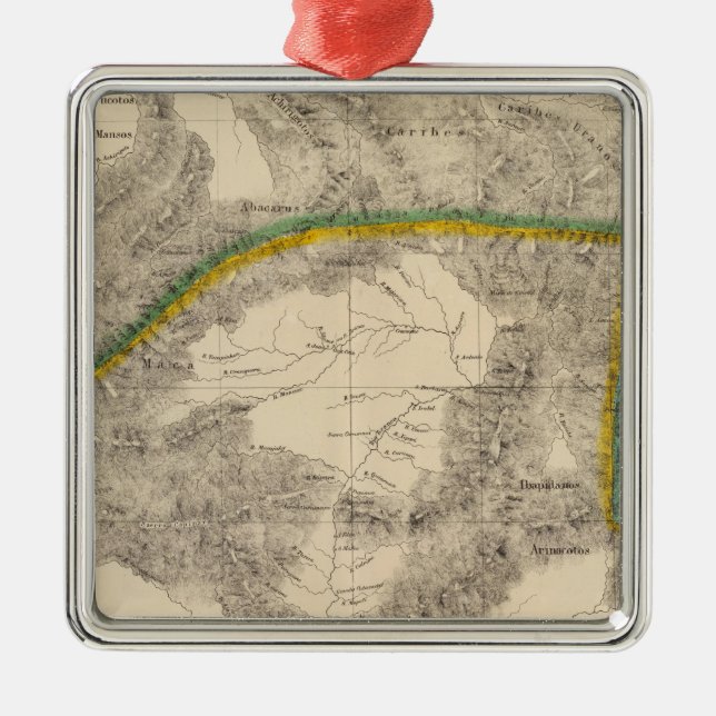 Adorno Metálico Columbia, Suramérica 6 (Frente)