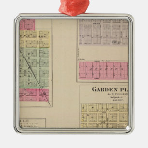 Adorno Metálico Colwich, llanos del jardín, y Bayneville, Kansas